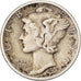USA, Dime, Mercury Dime, 1924, San Francisco, Srebro, VF(30-35), KM:140