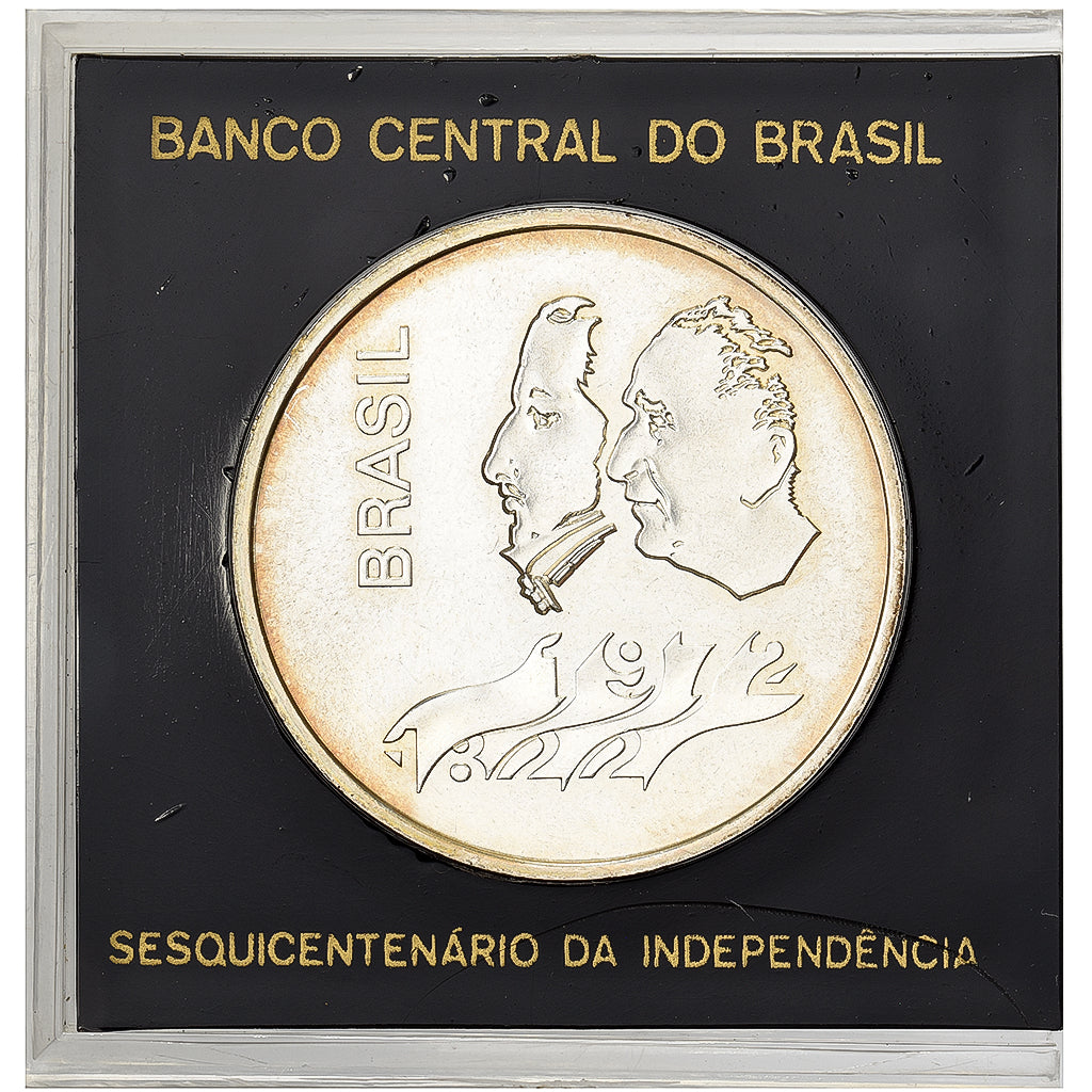 Brasile, 20 Cruzeiros, 1972, Rio de Janeiro, Argento, SPL, KM:Pn389