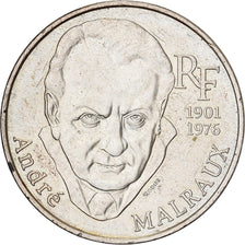 Frankreich, 100 Francs, André Malraux, 1997, Paris, Silber, VZ, KM:1188