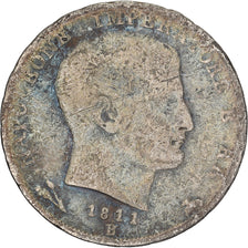 Italien Staaten, KINGDOM OF NAPOLEON, Napoleon I, Lira, 1811, Bologna, Silber