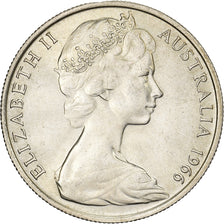 Australia, Elizabeth II, 50 Cents, 1966, Royal Australian Mint, Argento, BB+