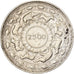 Ceylon, Elizabeth II, 5 Rupees, 1957, British Royal Mint, Silver, AU(50-53)
