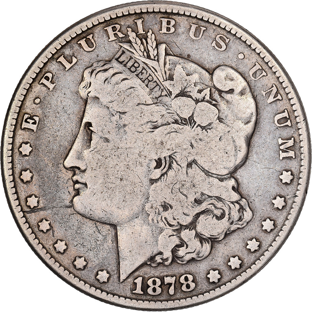 United States, Dollar, Morgan Dollar, 1878, Philadelphia, Silver, VF(30-35)