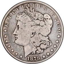 United States, Dollar, Morgan Dollar, 1878, Philadelphia, Silver, VF(30-35)
