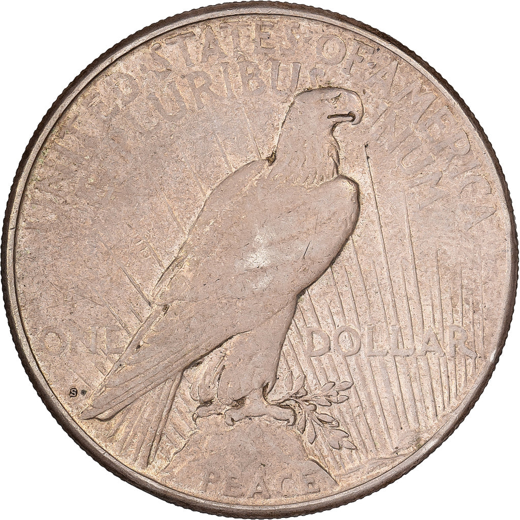 United States, Dollar, Peace Dollar, 1922, San Francisco, Silver, VF(30-35)