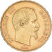 Francia, Napoleon III, 100 Francs, Napoléon III, 1855, Paris, Oro, BB+