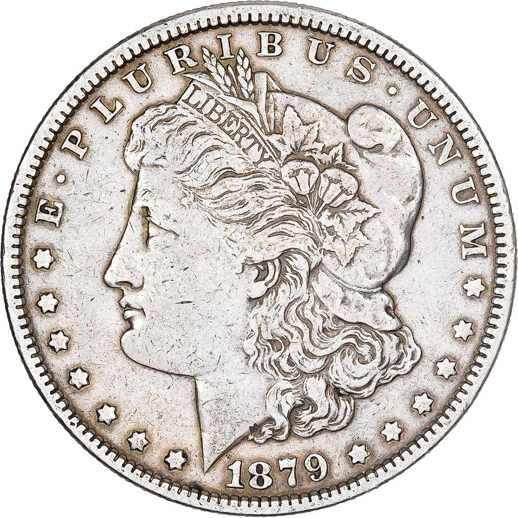 United States, Dollar, Morgan Dollar, 1879, Philadelphia, Silver, VF(30-35)