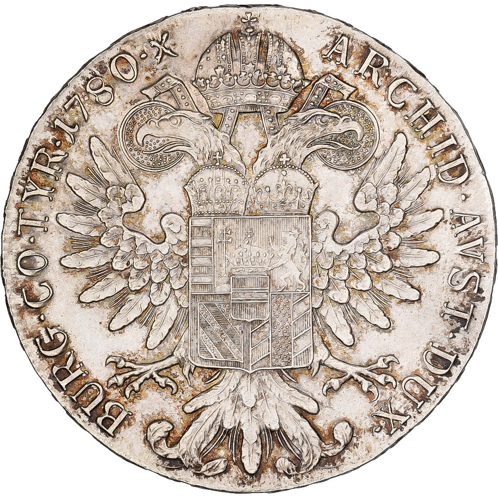 Austria, BURGAU, Maria Theresa, Thaler, Convention, 1780, Restrike, Silver