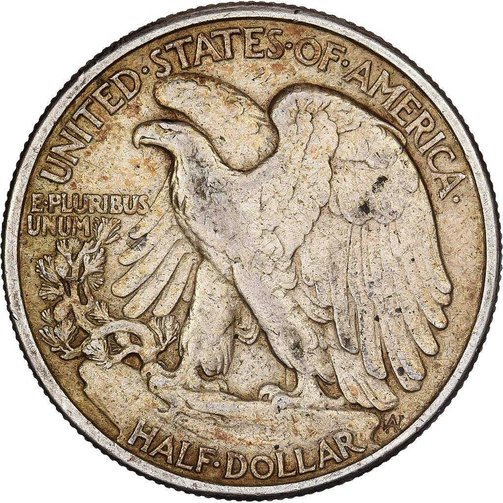 United States, Half Dollar, 1943, Philadelphia, Silver, EF(40-45), KM:142