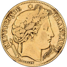 France, 10 Francs, Cérès, 1850, Paris, Gold, VF(30-35), KM:770