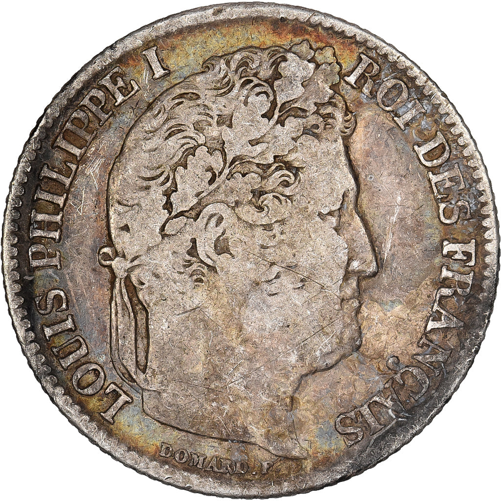 Francia, Franc, Louis-Philippe, 1841, Lille, Argento, MB, KM:748.13