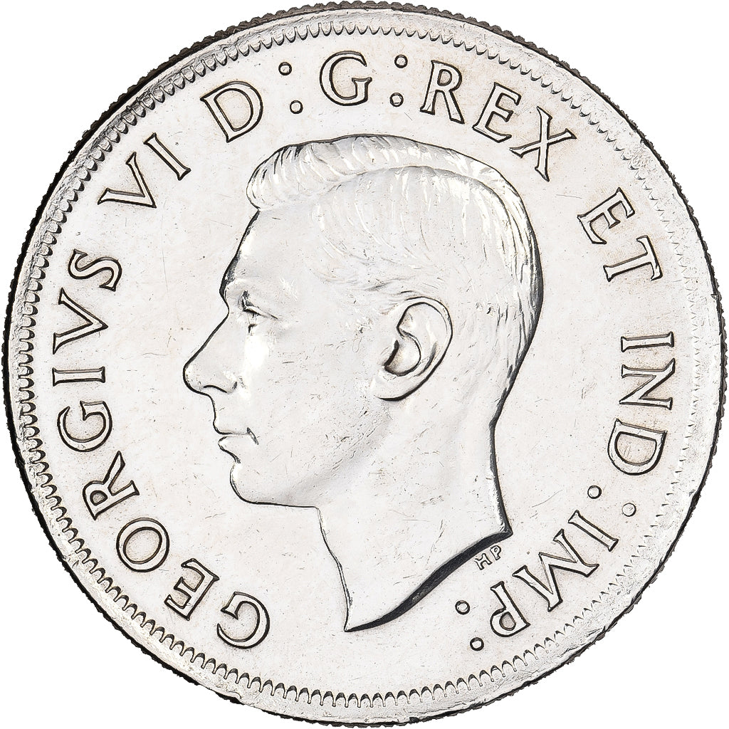Canadá, George VI, Dollar, 1939, Royal Canadian Mint, Prata, AU(50-53), KM:38