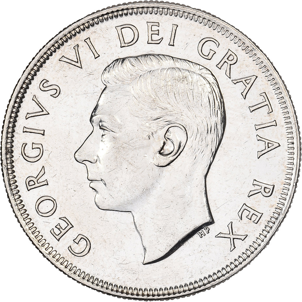 Canada, George VI, Dollar, 1949, Royal Canadian Mint, Srebro, AU(50-53), KM:47