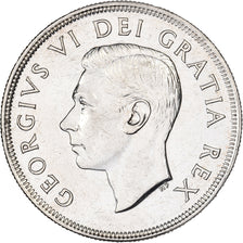Canada, George VI, Dollar, 1949, Royal Canadian Mint, Srebro, AU(50-53), KM:47