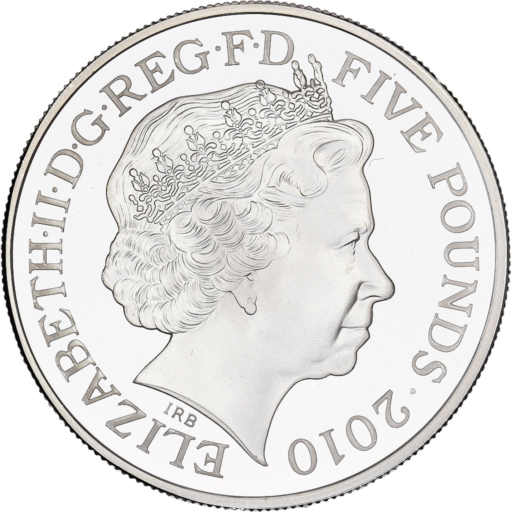 Wielka Brytania, 5 Pounds, WEATHERVANE, 2010, British Royal Mint, Srebro, UNC