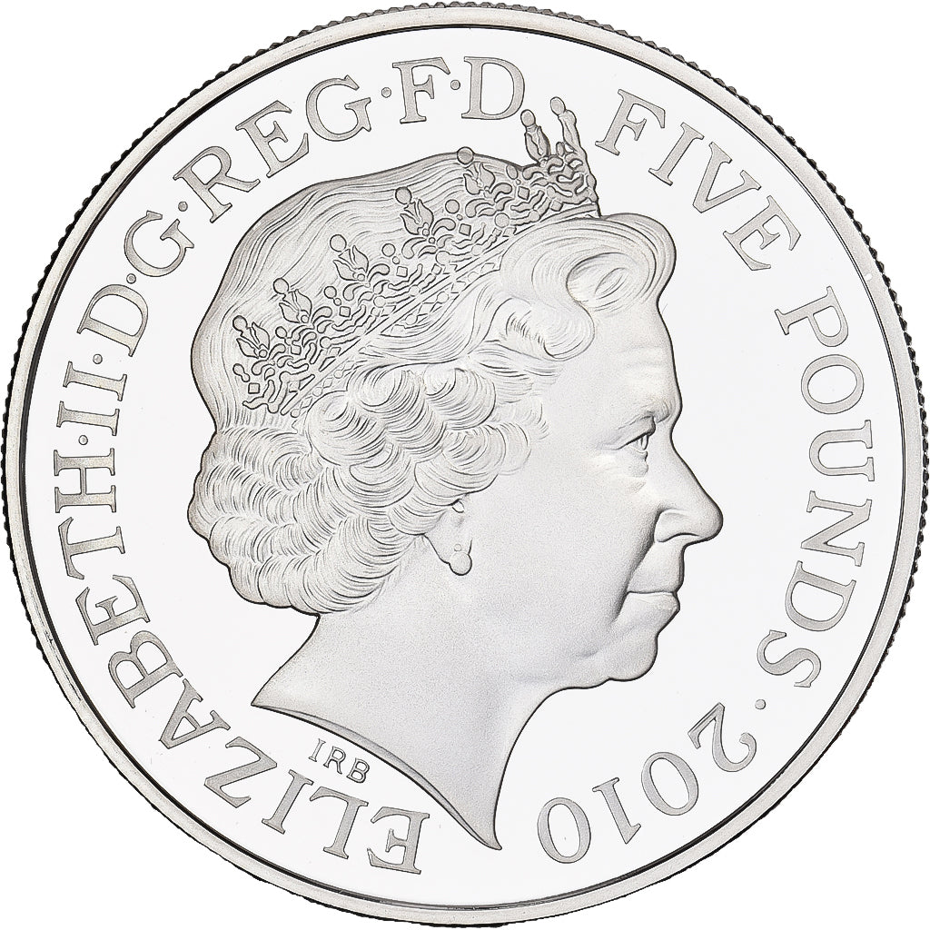 Wielka Brytania, 5 Pounds, GIANT'S CAUSEWAY, 2010, British Royal Mint, Srebro