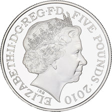 Wielka Brytania, 5 Pounds, GIANT'S CAUSEWAY, 2010, British Royal Mint, Srebro