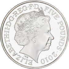 Wielka Brytania, 5 Pounds, Alice in Wonderland, 2010, British Royal Mint