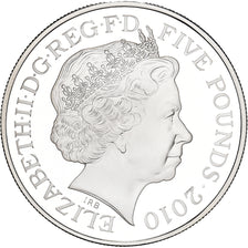 Great Britain, 5 Pounds, Abolition of Slavery, 2010, British Royal Mint, Silver