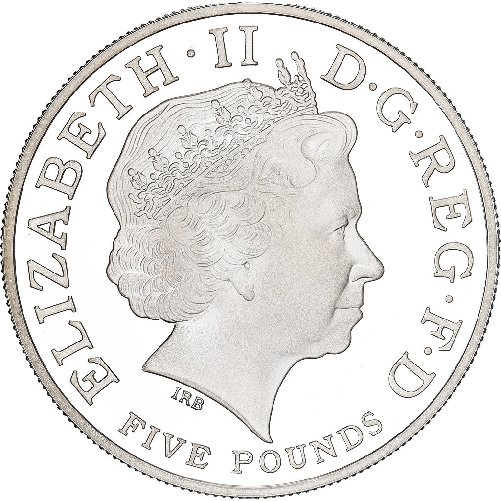 Wielka Brytania, 5 Pounds, COUNTDOWN, 2011, British Royal Mint, Srebro, UNC