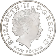 Wielka Brytania, 5 Pounds, COUNTDOWN, 2011, British Royal Mint, Srebro, UNC