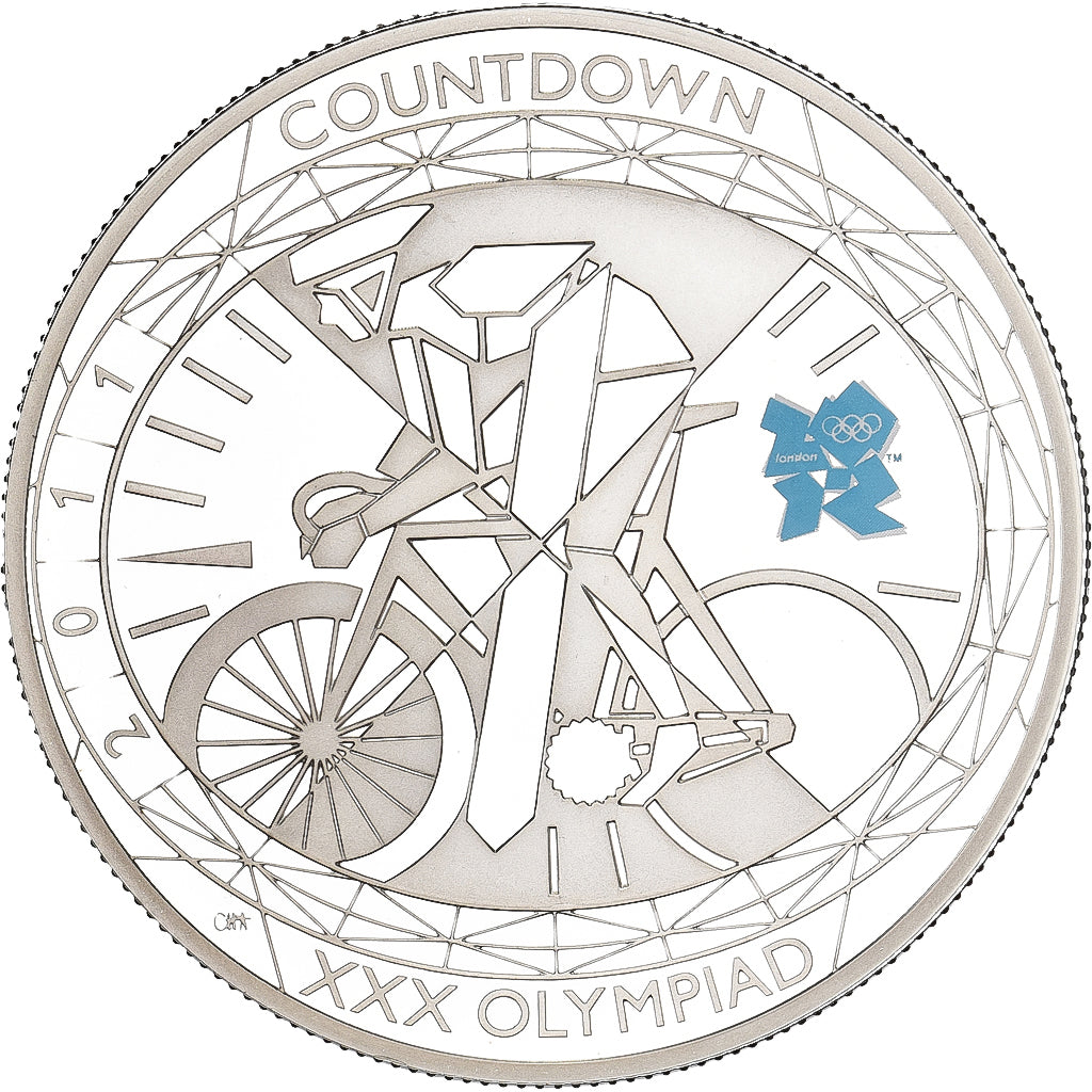 Wielka Brytania, 5 Pounds, COUNTDOWN, 2011, British Royal Mint, Srebro, UNC