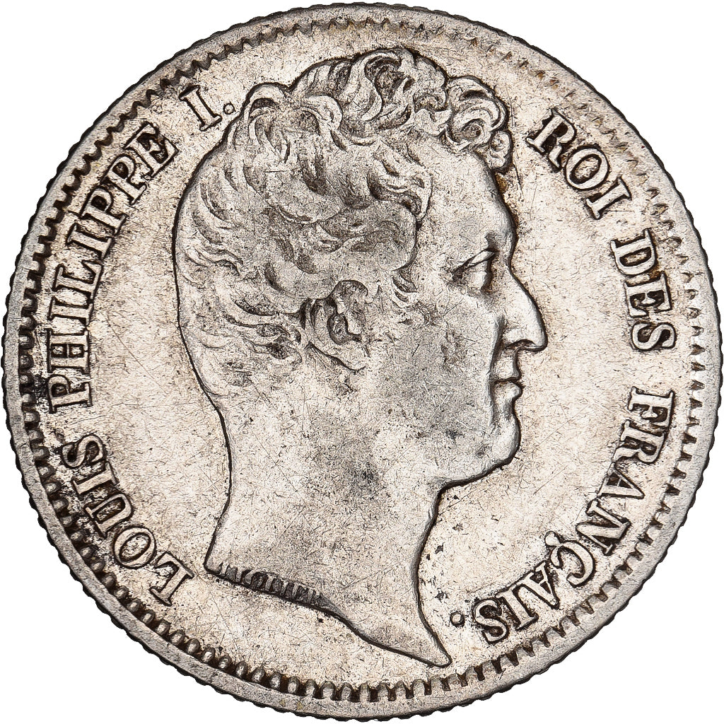 França, Franc, Louis-Philippe, 1831, Rouen, Prata, VF(30-35), KM:742.2