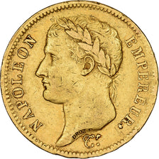 Francia, 40 Francs, Napoléon I, 1811, Paris, A/Coq, Oro, MBC, KM:696.1