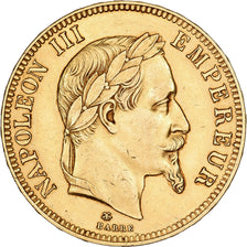 France, Napoléon III, 100 Francs, Napoléon III, 1862, Paris, Or, SUP, KM:802.1