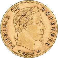 Frankreich, Napoleon III, 5 Francs, Napoléon III, 1866, Paris, Gold, SS