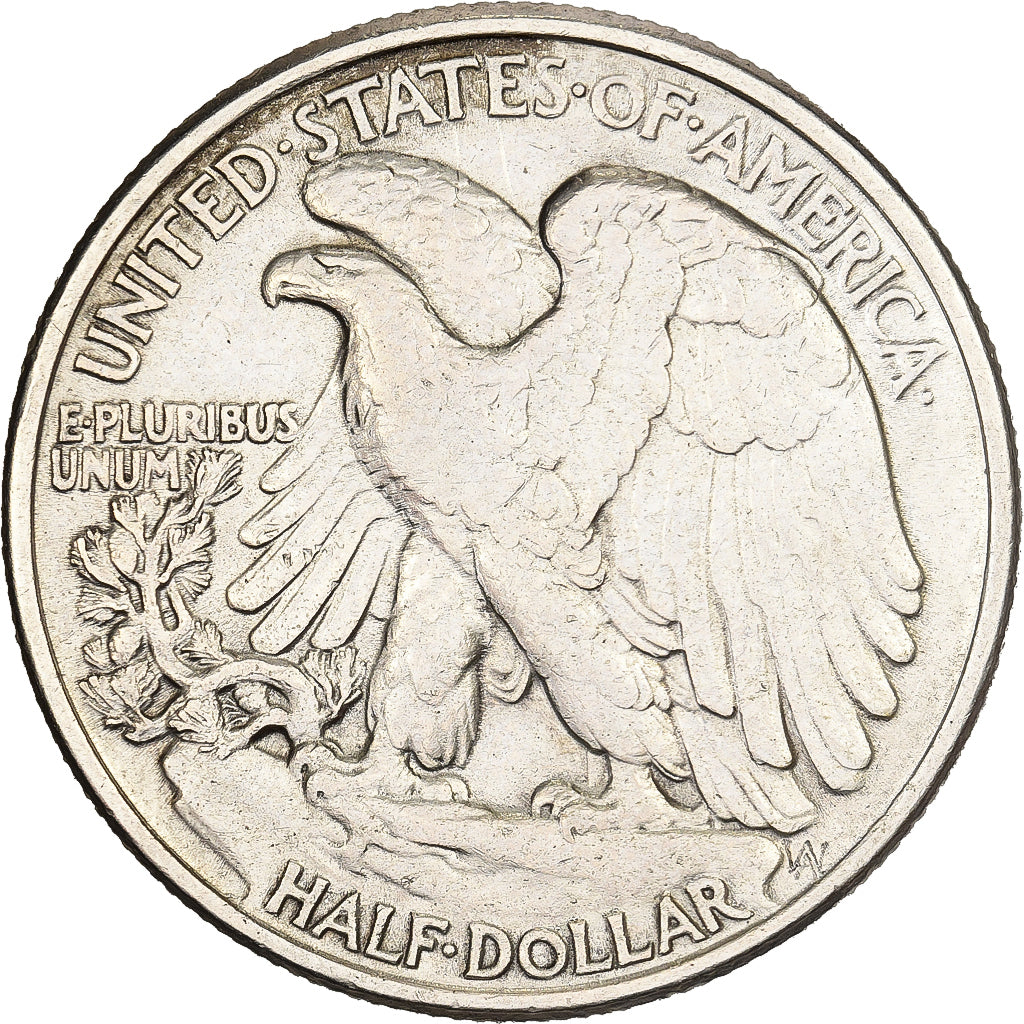 United States, Half Dollar, Walking Liberty Half Dollar, 1946, Philadelphia