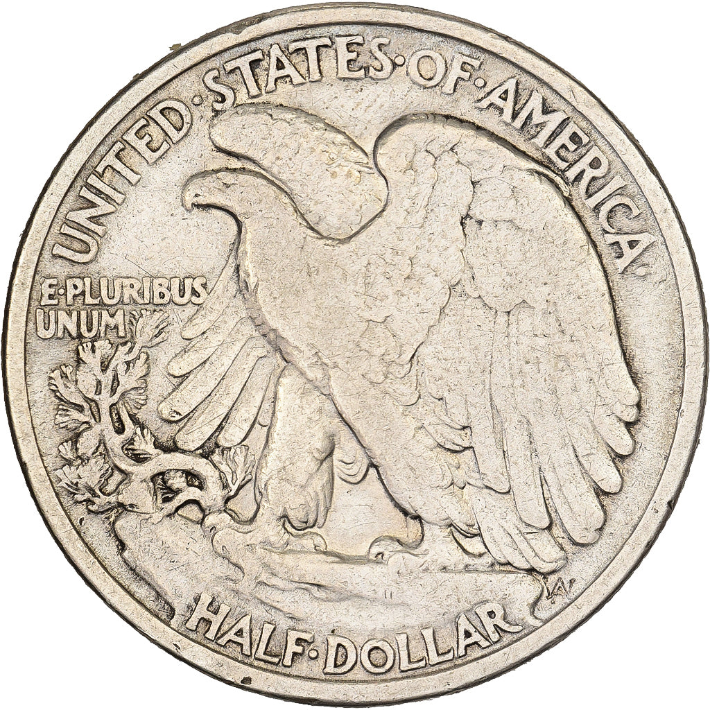 United States, Half Dollar, Walking Liberty Half Dollar, 1936, Philadelphia