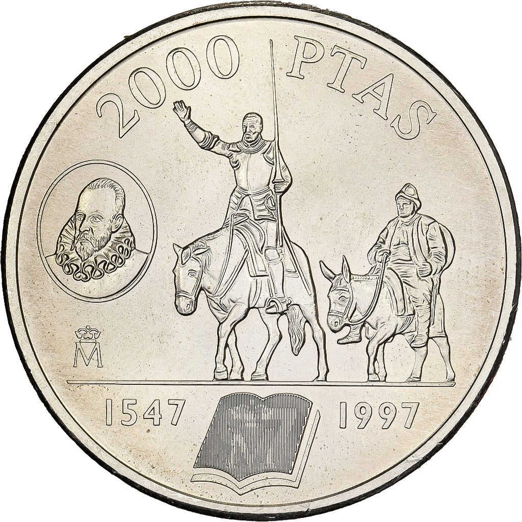 Spanien, Juan Carlos I, 2000 Pesetas, 1997, Madrid, Silber, VZ+, KM:999