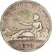 Spain, Provisional Government, 5 Pesetas, 1870, Madrid, Silver, VF(20-25)