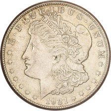 United States, Dollar, Morgan Dollar, 1921, San Francisco, Silver, EF(40-45)