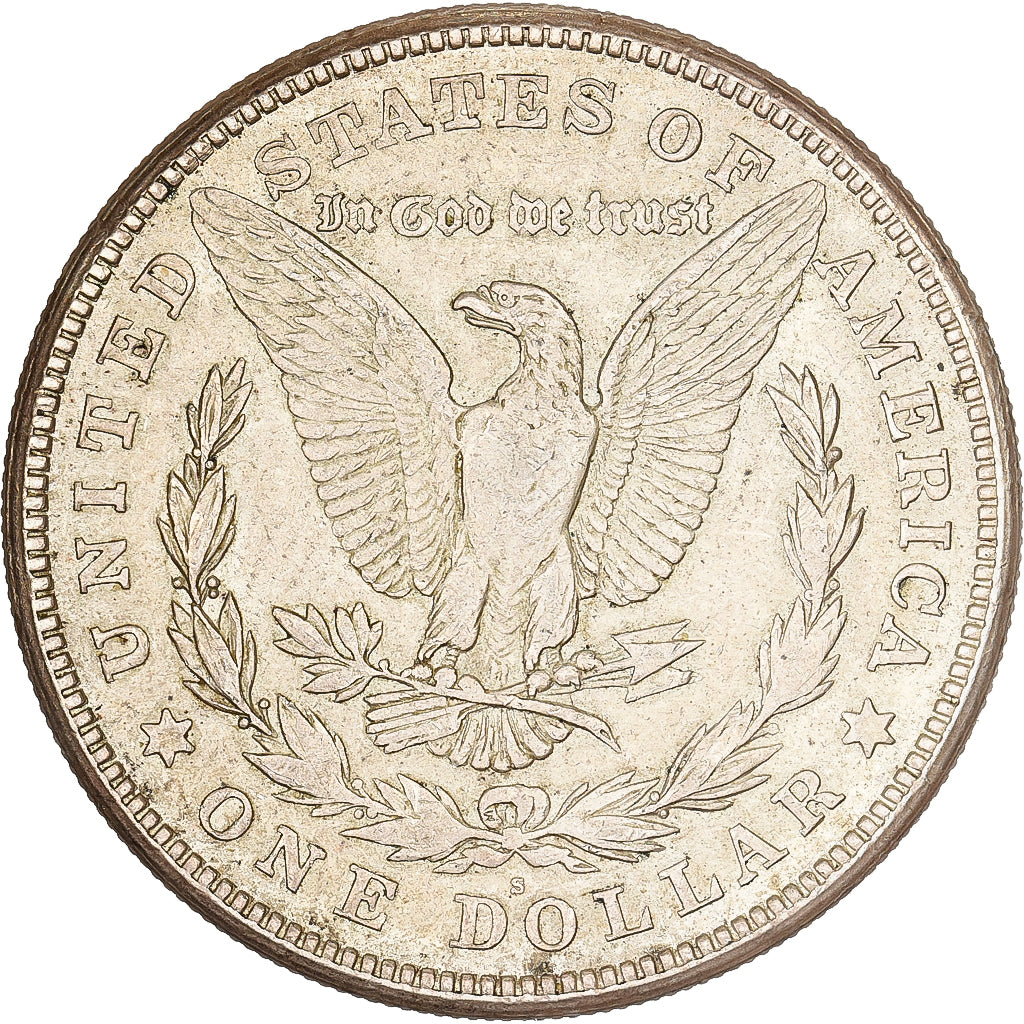 United States, Dollar, Morgan Dollar, 1921, San Francisco, Silver, EF(40-45)