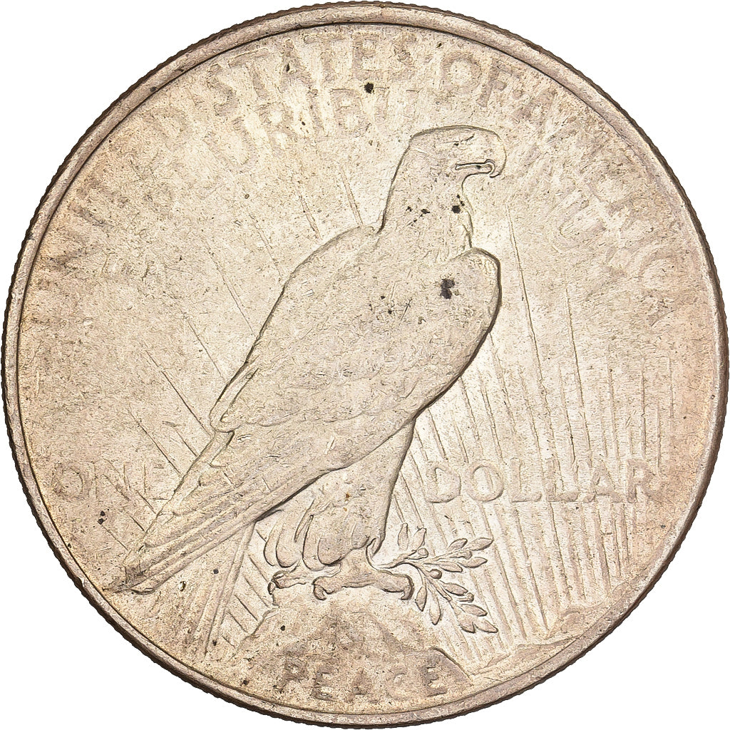 United States, Dollar, Peace Dollar, 1922, Philadelphia, Silver, EF(40-45)