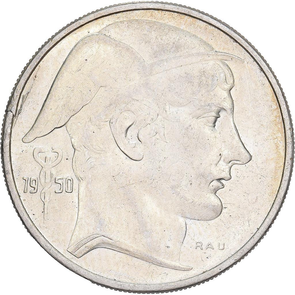 Belgique, 20 Francs, 20 Frank, 1950, Bruxelles, Argent, TTB, KM:140.2