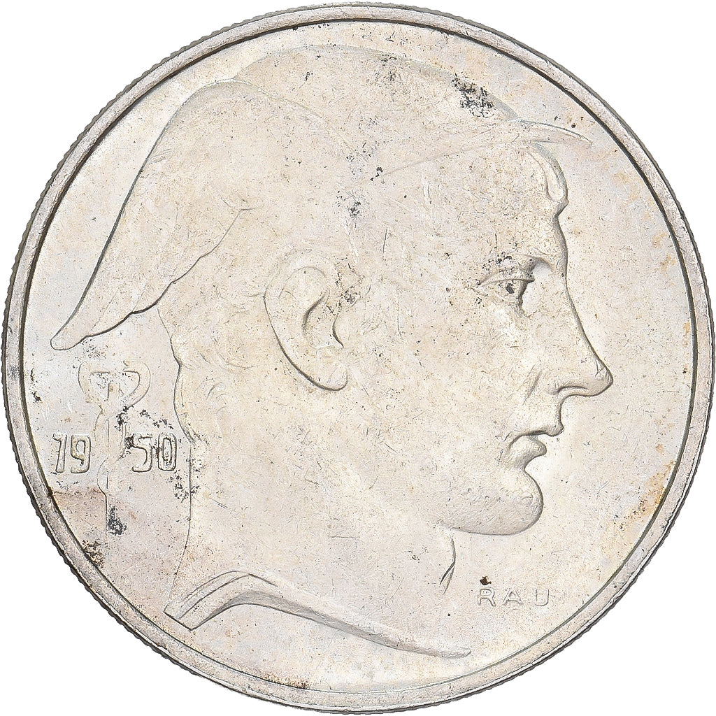 Belgique, 20 Francs, 20 Frank, 1950, Bruxelles, Argent, TTB, KM:140.2