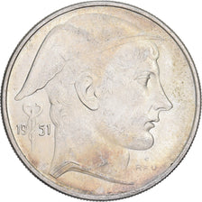 Belgio, 20 Francs, 20 Frank, 1951, Brussels, Argento, BB, KM:141.2