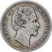GERMANIA - IMPERO, BAVARIA, Ludwig II, 2 Mark, 1876, Munich, Argento, MB, KM:903
