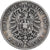 GERMANIA - IMPERO, BAVARIA, Ludwig II, 2 Mark, 1876, Munich, Argento, MB, KM:903