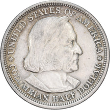 Stati Uniti, Half Dollar, 1893, Philadelphia, Argento, BB, KM:117