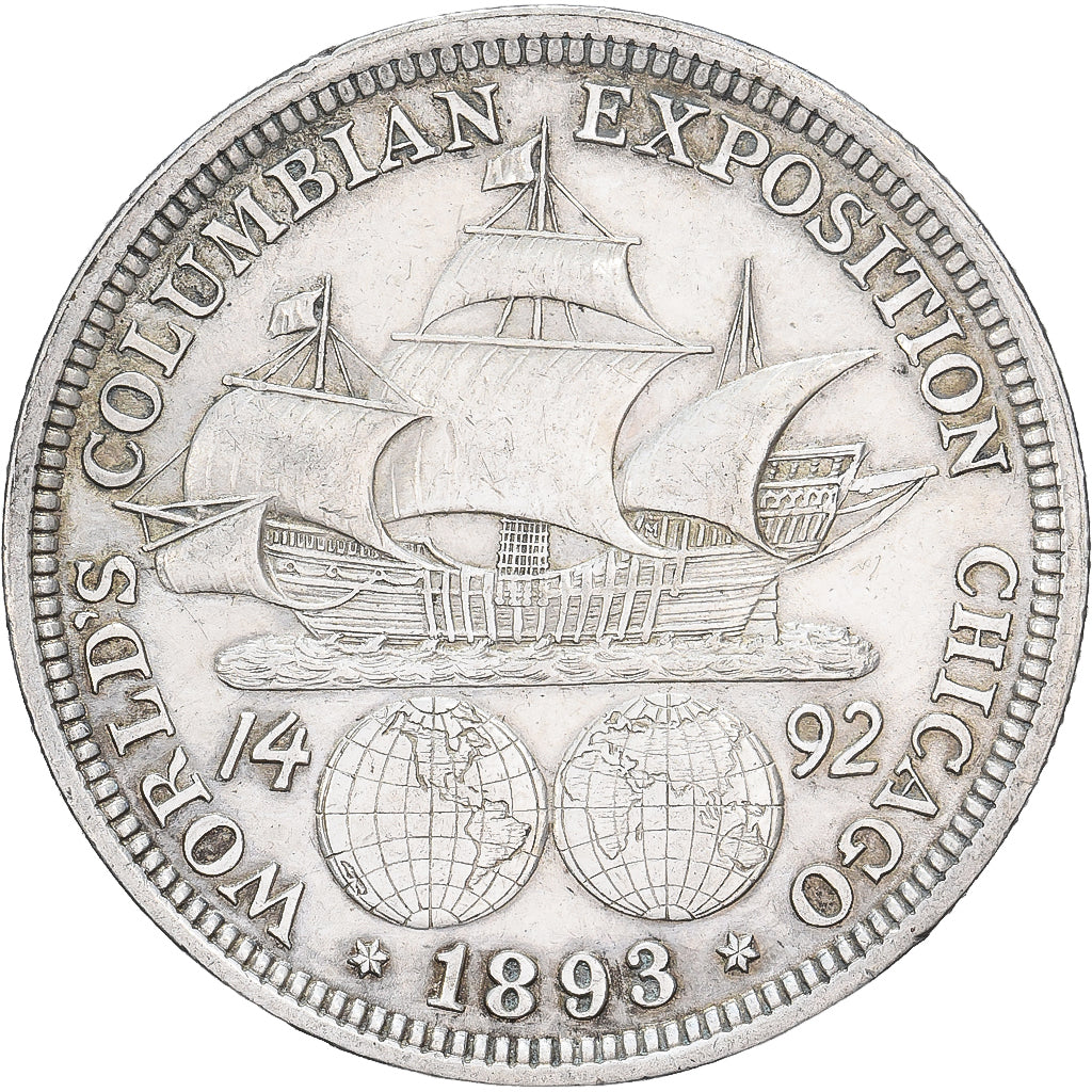 États-Unis, Half Dollar, 1893, Philadelphie, Argent, TTB, KM:117