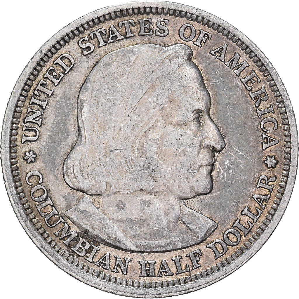 Stati Uniti, Half Dollar, 1893, Philadelphia, Argento, BB, KM:117