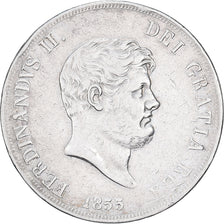 STATI ITALIANI, NAPLES, Ferdinando II, 120 Grana, 1855, Naples, Argento, BB