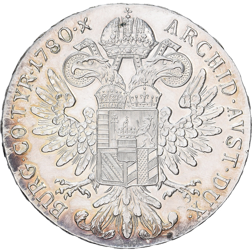 Austria, Thaler, Convention, Marie-Thérèse, 1780, Restrike, Argento, SPL-