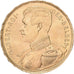 Belgia, 20 Francs, 20 Frank, 1914, Brussels, Złoto, AU(55-58), KM:78