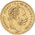 Austria, Franz Joseph I, 8 Florins-20 Francs, 1875, Vienna, Złoto, EF(40-45)