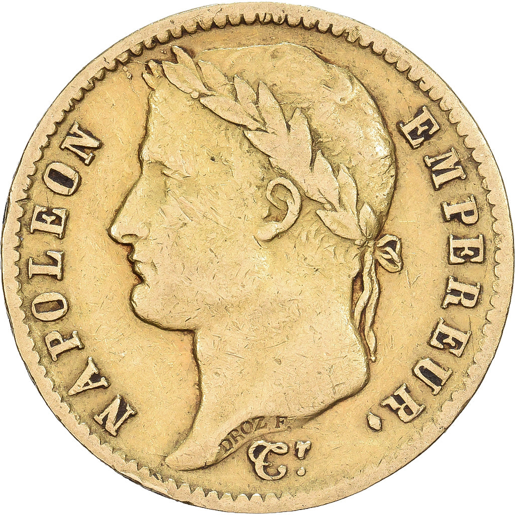 Francia, 20 Francs, Napoléon I, 1811, Paris, Oro, MBC, KM:695.1